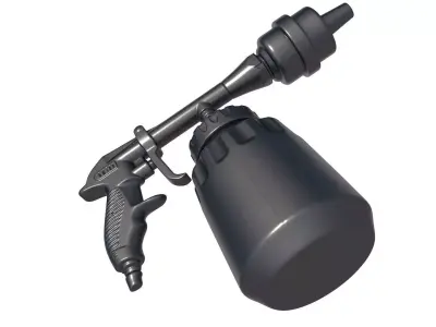 Pneumatic Tar - Sandblaster Gravity Feed Blaster - Paint spray 3D print model