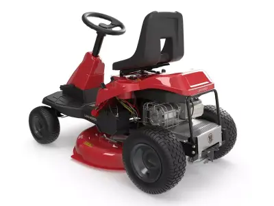 Lawn Mower Low-poly 3D model get