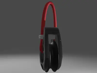 pulley boat blocks 18mm Free 3D model