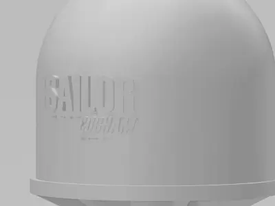 AHTS ship mast 3D print model