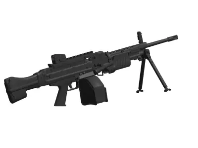 Heckler Koch MG4 3D model