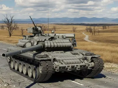 T-80UD 3D model