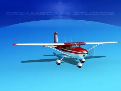 Cessna 172 Skyhawk 1958 V05 3D model