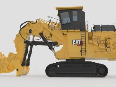 Mining Shovel Excavator 3D model