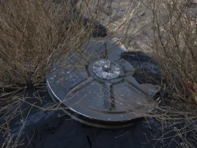 Soviet Union WW2 TM-41 Anti-Tank Mine 3D model