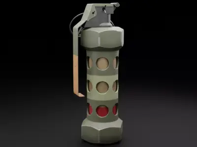 Game Ready Flash Bang Free 3D model