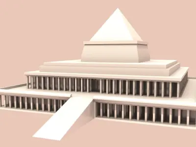 Egyptian Temple 3D print model purchase