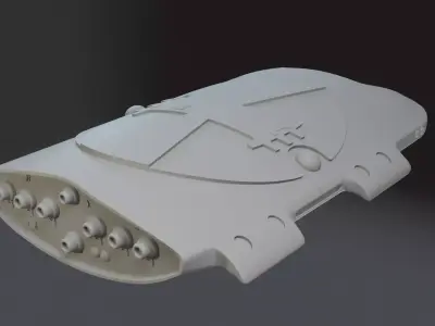 Jarak Ship - Space 1999 Catacombs 3D print model