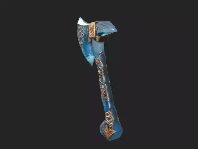 axe 3D Model 003 Low-poly 3D model