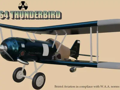 Bristol Aviation S4 Thunderbird Mark I 3D model