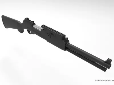 Russian Automatic Rifle Free 3D model
