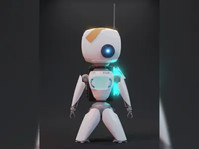 EVE Little Mechabot Free 3D model