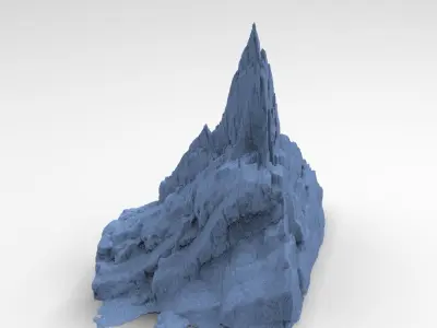 Dark Horror Cliffs 7  3D model