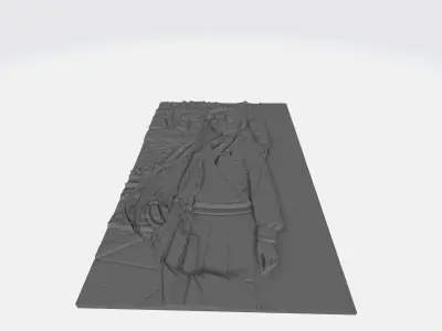 Girl art 3d Free 3D print model