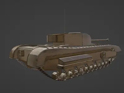 A43-Black Prince Low-poly 3D model