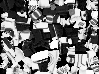 Brown Pistol 3D model get