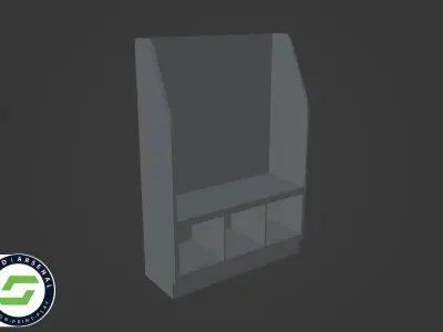 Armory - Rack and Base 01 02 3D print model