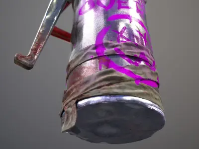 Scrap Grenade Low-poly 3D model