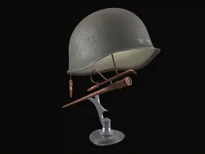 war relic  Free low-poly 3D model