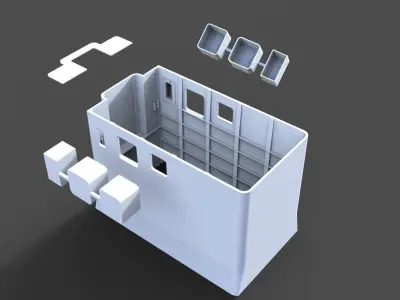 Moonpool for Seabex one 3D print model