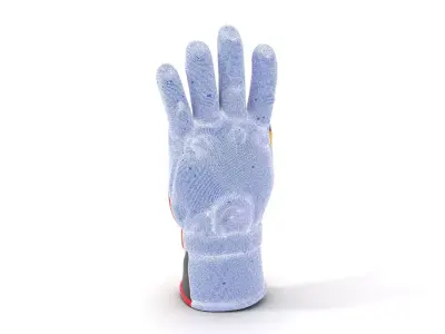 Colorful Protective Glove Model Pack Low-poly 3D model