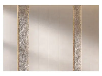 Headboard 3d Wall Panel 09 3D model