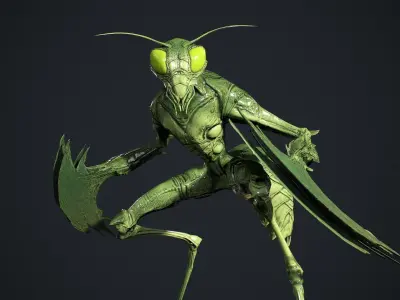 Insect Creature 2 Low-poly 3D model purchase