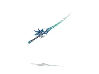 Phoenix Katana Low-poly 3D model