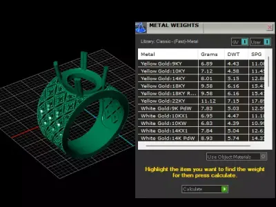 ruby gold ring 3D printable model   3D print model
