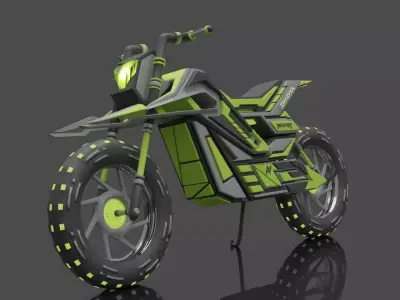 Modern Bike 3D model buy