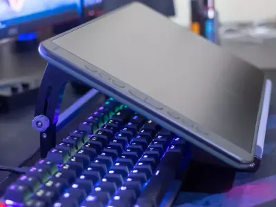 Adjustable Drawing Tablet Stand with custom commercial license 3D print model