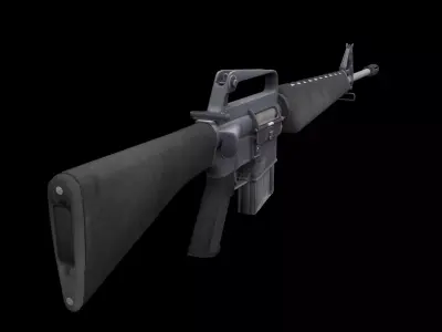 M14 assault rifle 3D model