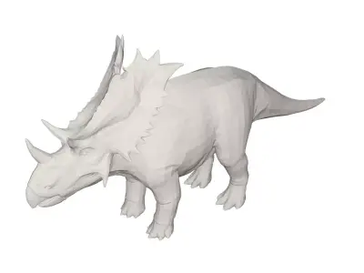 Dinosaur triceratops 3D model