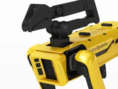 Robot Dog Boston Dynamics Spot Mini With Handle 3D model