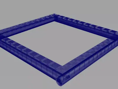 Fish farm Free 3D model