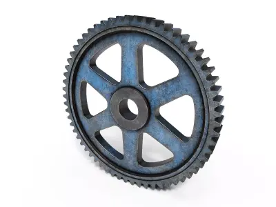 Gearwheel Low-poly 3D model