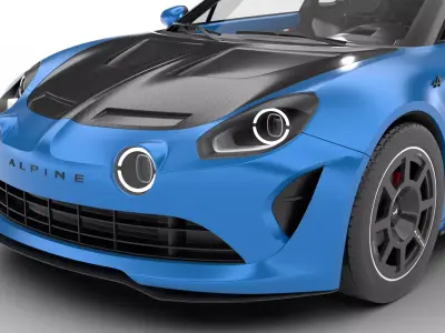 Alpine A110 R 2023 3d model 3D model