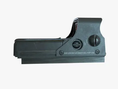 Holographic Weapon Sight EOTECH Low-poly 3D model