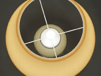 Antique Table Lamp 3D model