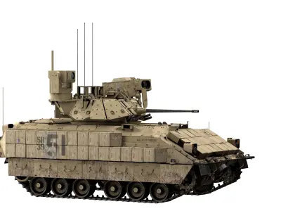 M2 bradley 3D model by 3dsuperheros