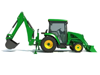 Industrial and Construction Machines 3D Model Pack