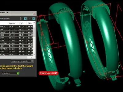 26-8 grams bracelet 3D print model
