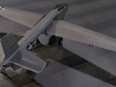 Douglas XB-42 Mixmaster 3D model