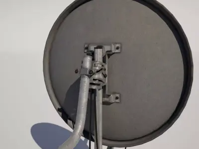 Satellite Dish Antenna Low-poly 3D model buy