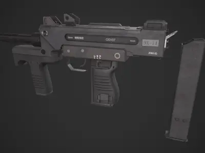 Minebea PM-9 Low-poly 3D model