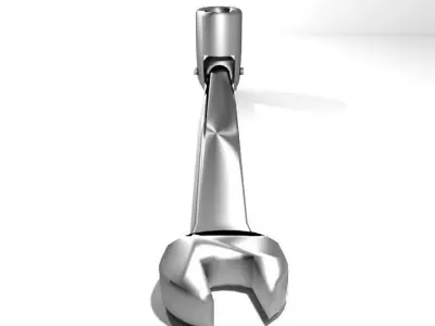 Mechanical Handtools - Flex-head Socket Wrench 3D model