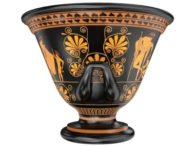 Kelchkrater - Ancient Greek Pottery 3D model