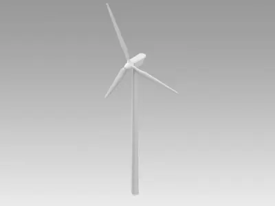 Wind turbine 3D model purchase