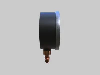 Manometer 3d model 3D model