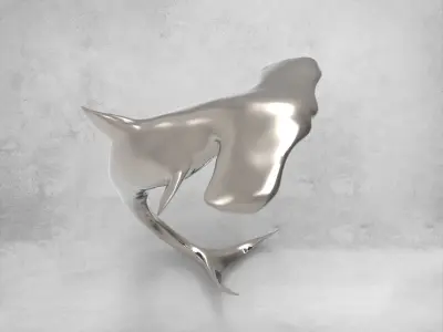 3D Hammer Shark 3D model